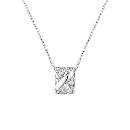 [Olivia JW]LIENS EVIDENCE DIAMOND PAVED NECKLACE