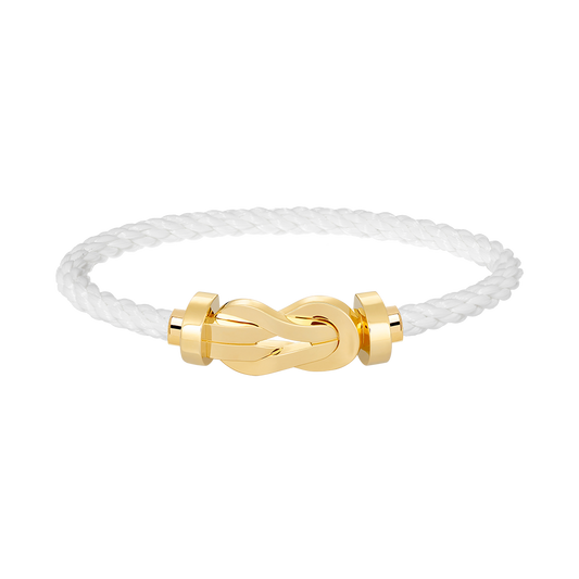 [Olivia JW]CHANCE LARGE 8 FIGURE BUCKLE NO DIAMOND BRACELET GOLD