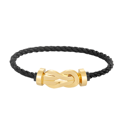 [Olivia JW]CHANCE LARGE 8 FIGURE BUCKLE NO DIAMOND BRACELET GOLD