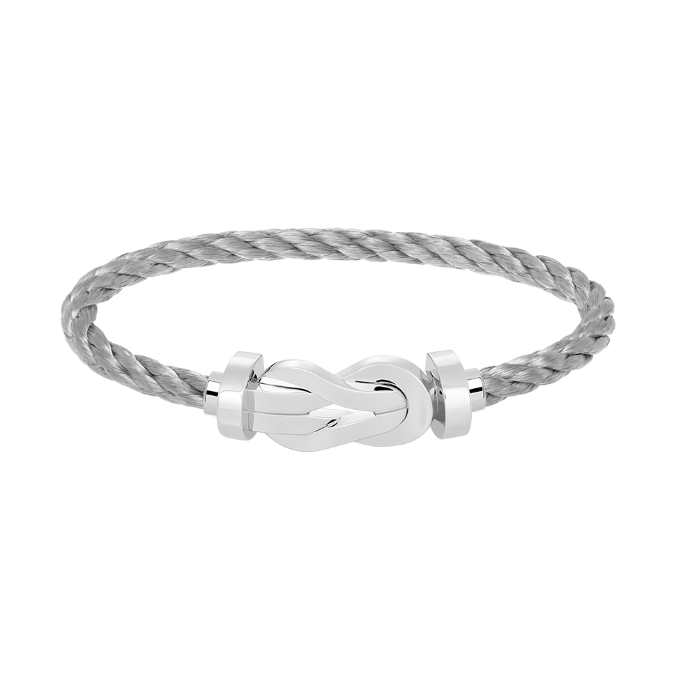 [Olivia JW]CHANCE LARGE 8 FIGURE BUCKLE NO DIAMOND BRACELET SILVER