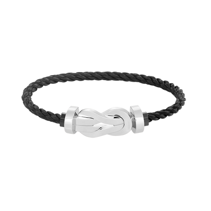 [Olivia JW]CHANCE LARGE 8 FIGURE BUCKLE NO DIAMOND BRACELET SILVER