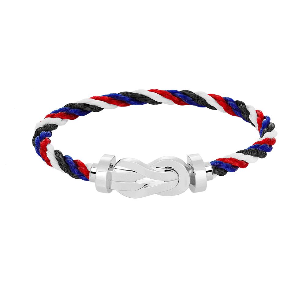 [Olivia JW]CHANCE LARGE 8 FIGURE BUCKLE NO DIAMOND BRACELET SILVER