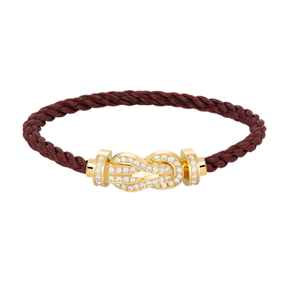 [Olivia JW]CHANCE LARGE 8 FIGURE BUCKLE FULLDIAMOND BRACELET GOLD