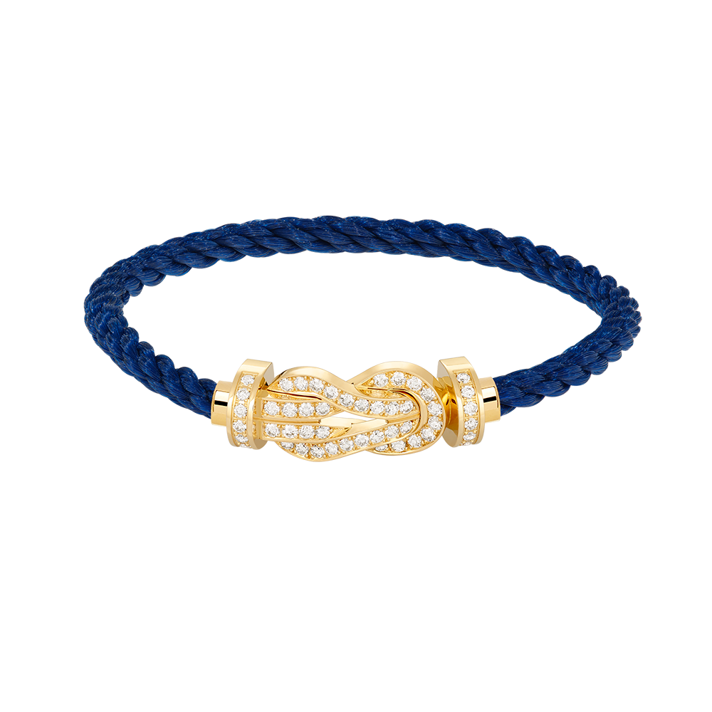 [Olivia JW]CHANCE LARGE 8 FIGURE BUCKLE FULLDIAMOND BRACELET GOLD