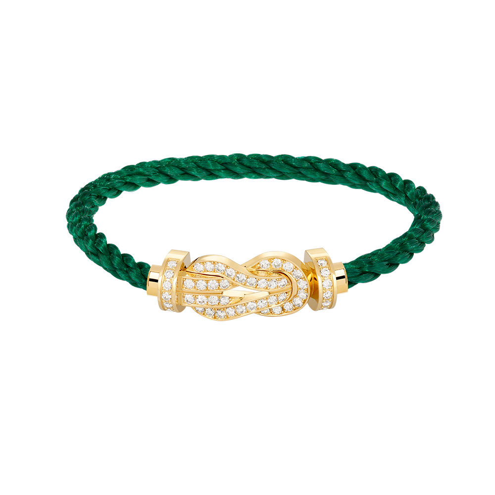 [Olivia JW]CHANCE LARGE 8 FIGURE BUCKLE FULLDIAMOND BRACELET GOLD