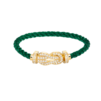 [Olivia JW]CHANCE LARGE 8 FIGURE BUCKLE FULLDIAMOND BRACELET GOLD