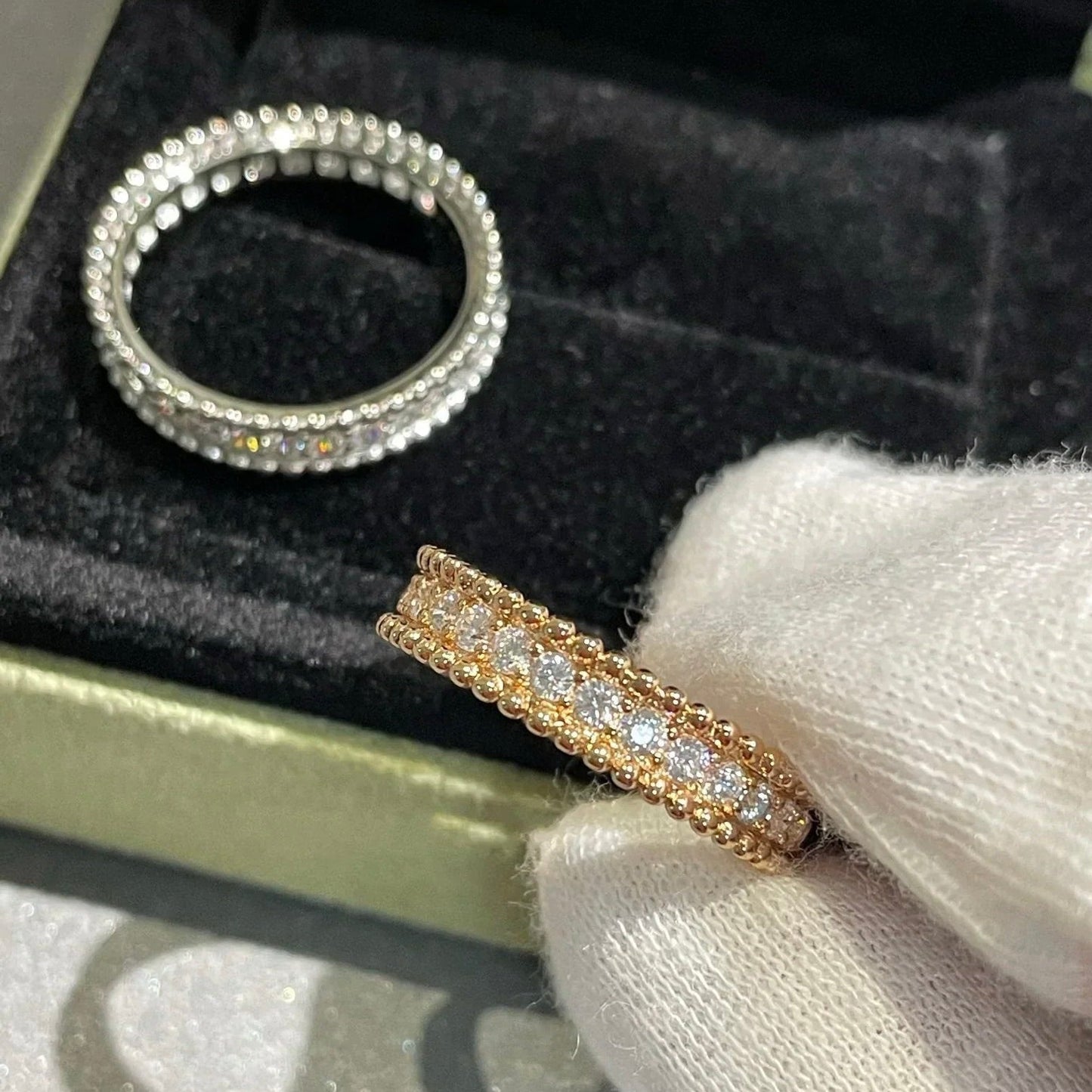 [Olivia JW]PERLEE DIAMOND SILVER RING