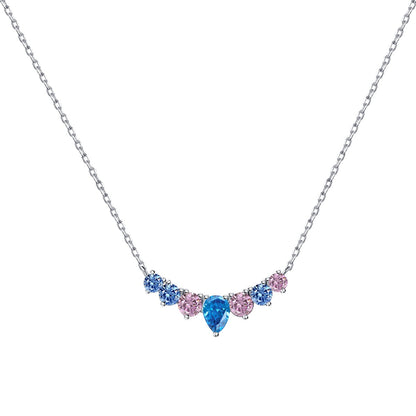 [Olivia JW]Dainty Colorful Heart Necklace