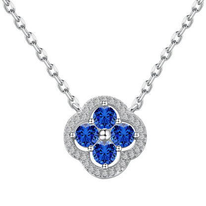 [Olivia JW]Exquisite Necklace With Four-Leaf Clover Flower Design