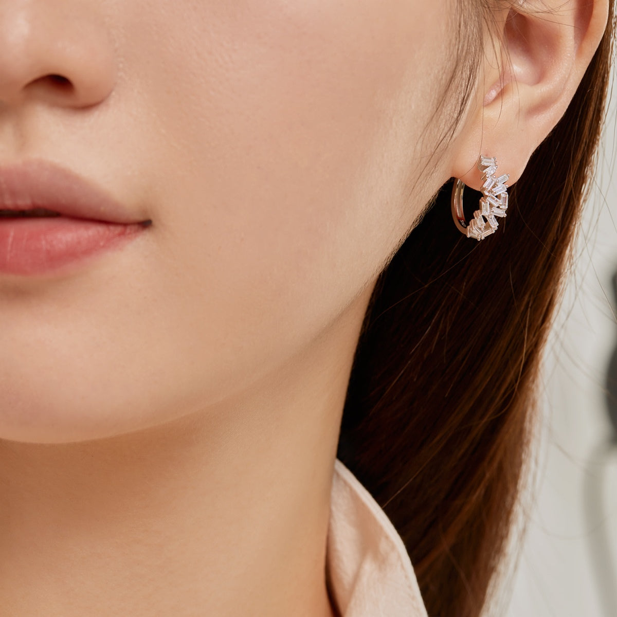 [Olivia JW]Dazzling Colorful Emerald Cut Daily Earrings