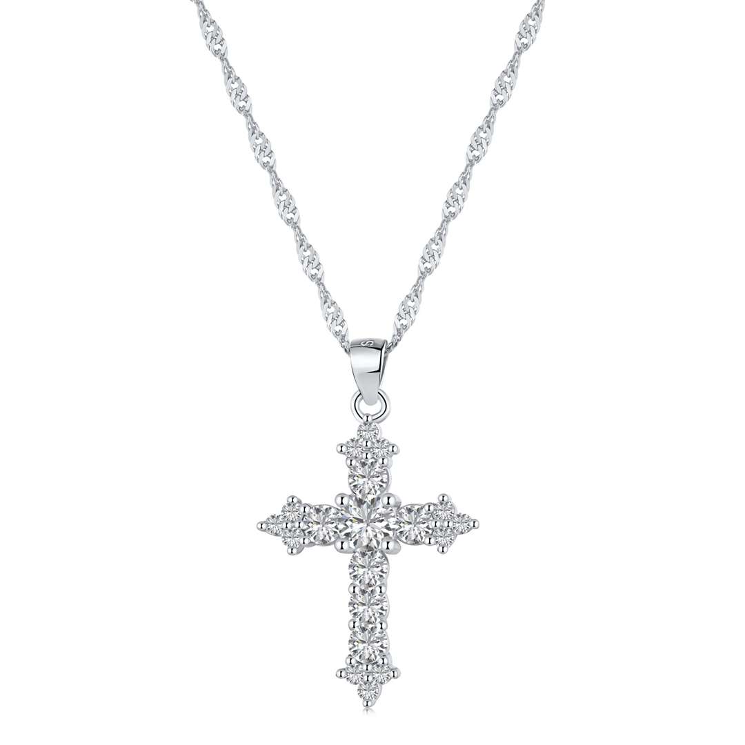 [Olivia JW]Delicate Cross Shape Necklace