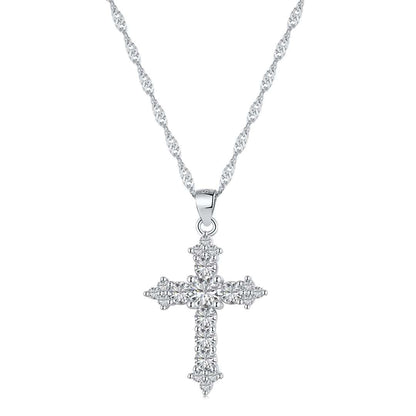 [Olivia JW]Delicate Cross Shape Necklace