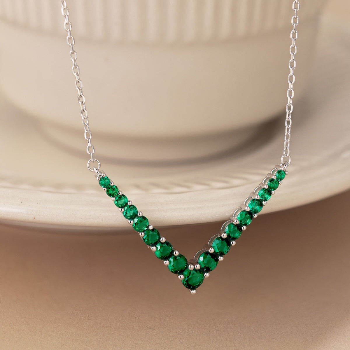 [Olivia JW]Ornate Round Cut Necklace