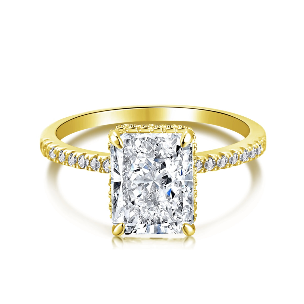 [Olivia JW]4.0 Carat Luxurious Engagement Ring