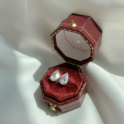 [Olivia JW]Ornate Water Drop Shape Earrings