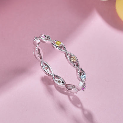 [Olivia JW]Elegant Energetic Round Cut Daily Ring