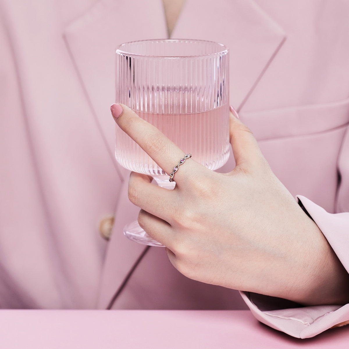 [Olivia JW]Elegant Energetic Round Cut Daily Ring