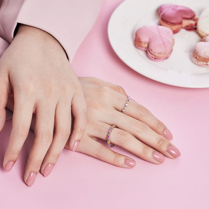 [Olivia JW]Elegant Energetic Round Cut Daily Ring