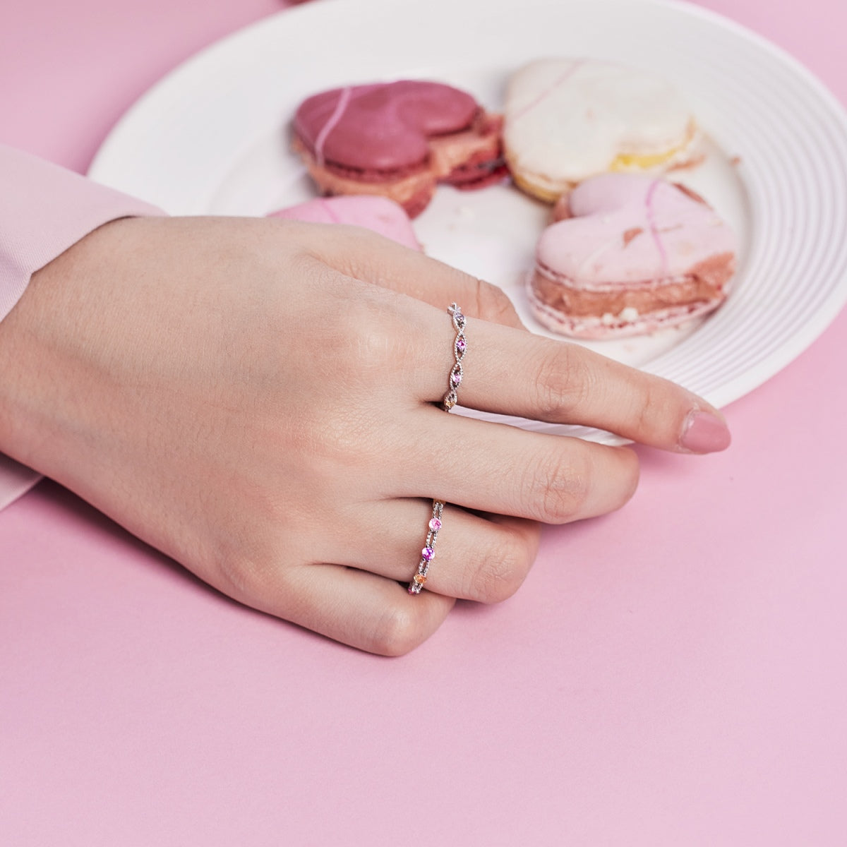 [Olivia JW]Elegant Energetic Round Cut Daily Ring