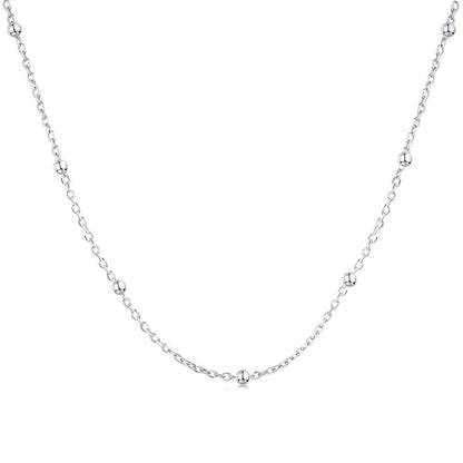 [Olivia JW]Small Bead Clavicle Chain Simple Necklace