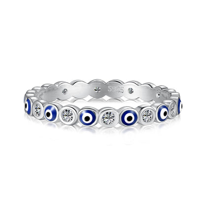 [Olivia JW]Sparkling Vibrant Round Shape Daily Ring