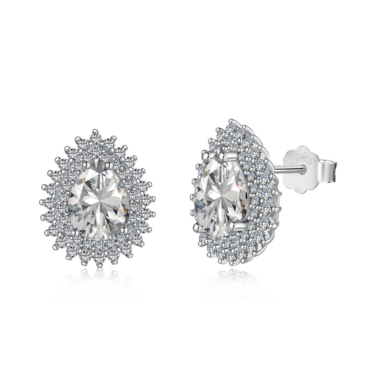 [Olivia JW]Delicate Gorgeous Pear Cut Daily Earrings