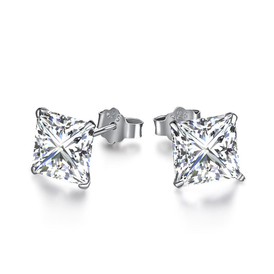 [Olivia JW]Ornate Square Shape Earrings