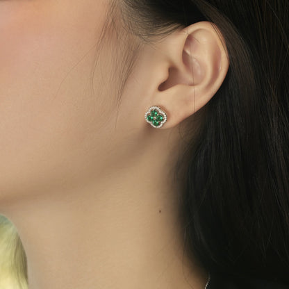 [Olivia JW]Four-Leaf Clover Exquisite Earrings