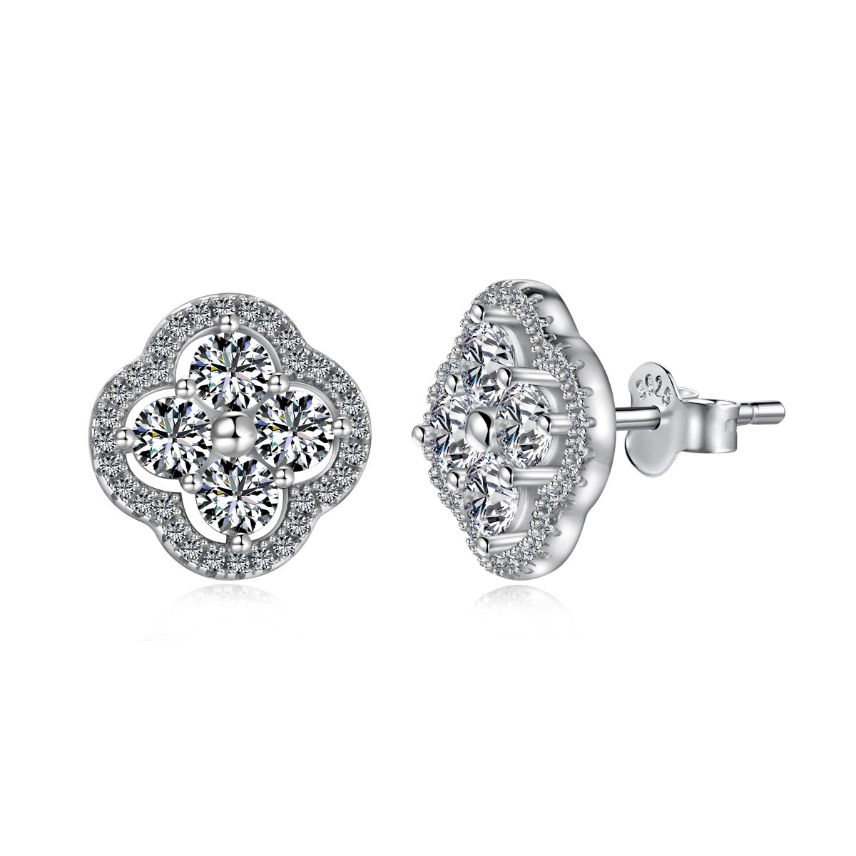 [Olivia JW]Four-Leaf Clover Exquisite Earrings