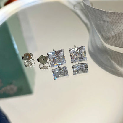 [Olivia JW]Ornate Square Shape Earrings