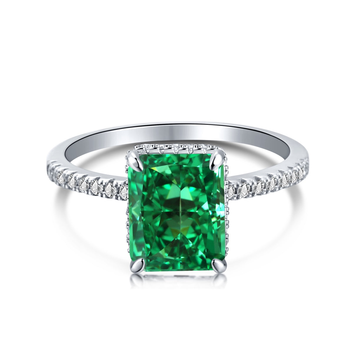 [Olivia JW]4.0 Carat Luxurious Engagement Ring
