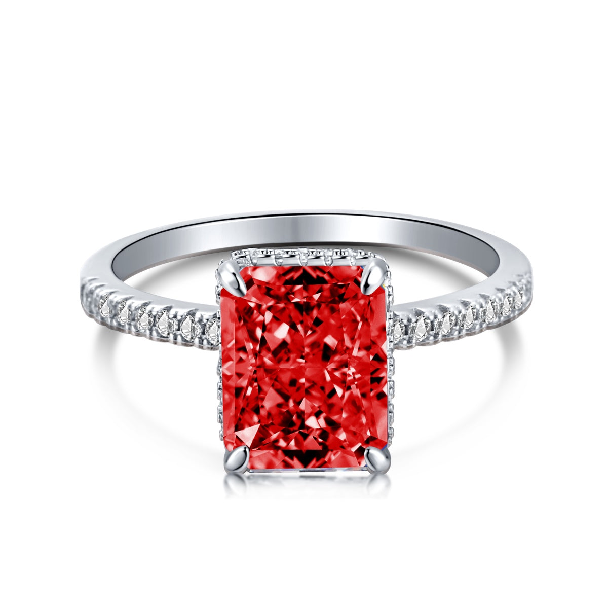 [Olivia JW]4.0 Carat Luxurious Engagement Ring