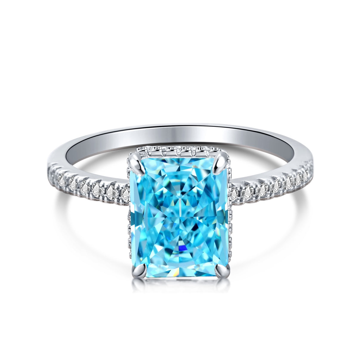 [Olivia JW]4.0 Carat Luxurious Engagement Ring