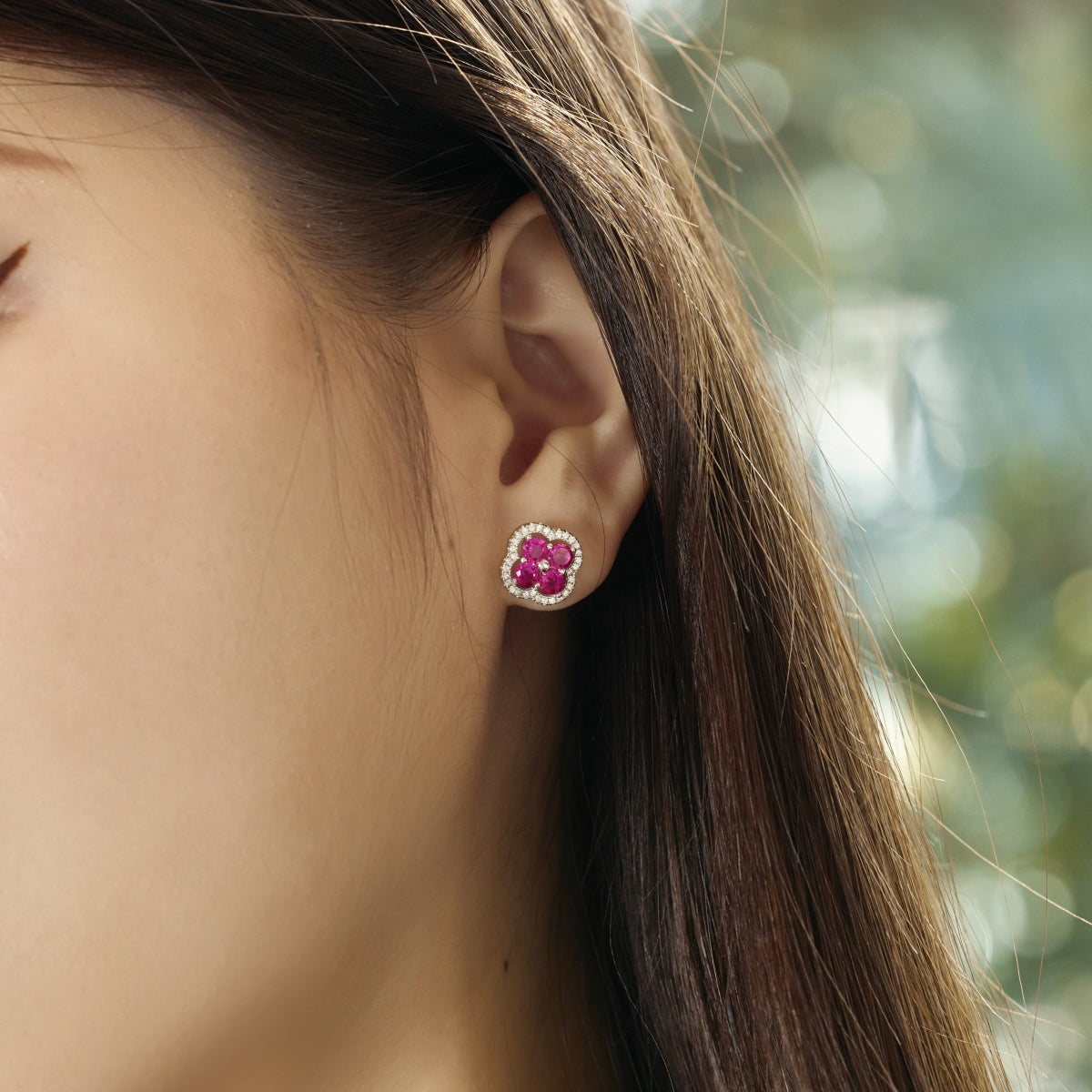 [Olivia JW]Four-Leaf Clover Exquisite Earrings