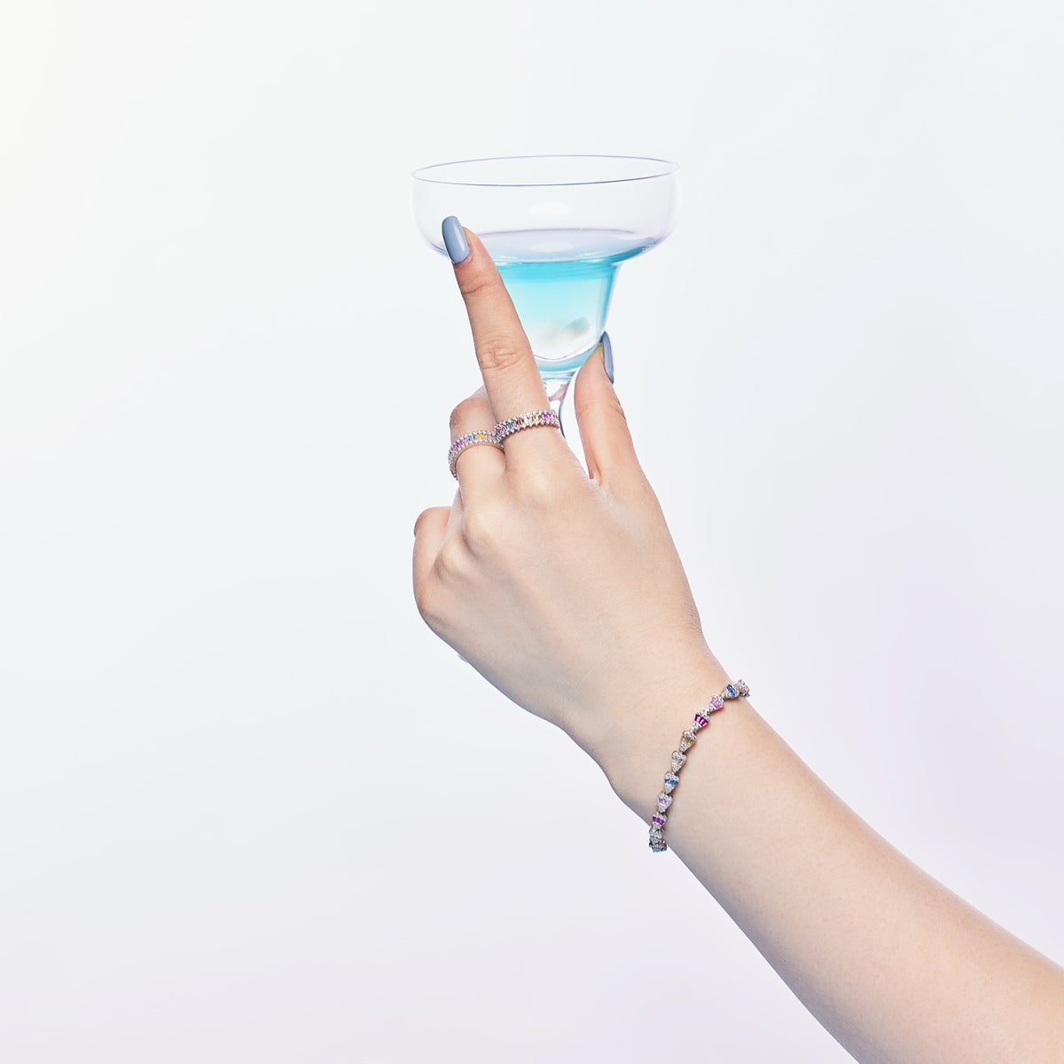 [Olivia JW]Radiant Water Drop Shape Daily Bracelet