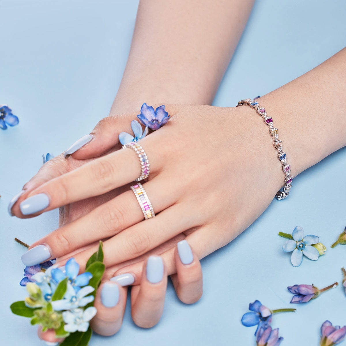 [Olivia JW]Radiant Water Drop Shape Daily Bracelet