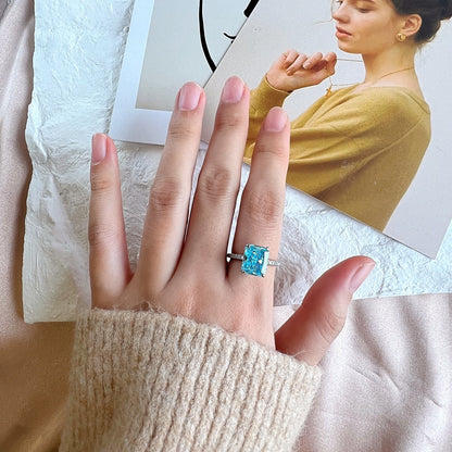 [Olivia JW]4.0 Carat Luxurious Engagement Ring