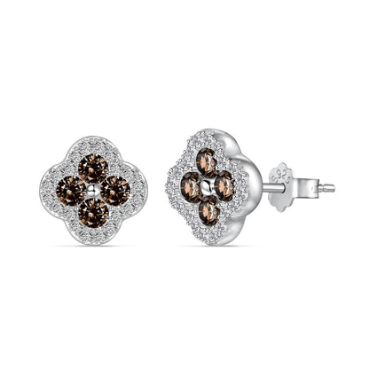 [Olivia JW]Four-Leaf Clover Flower Shaped Earrings