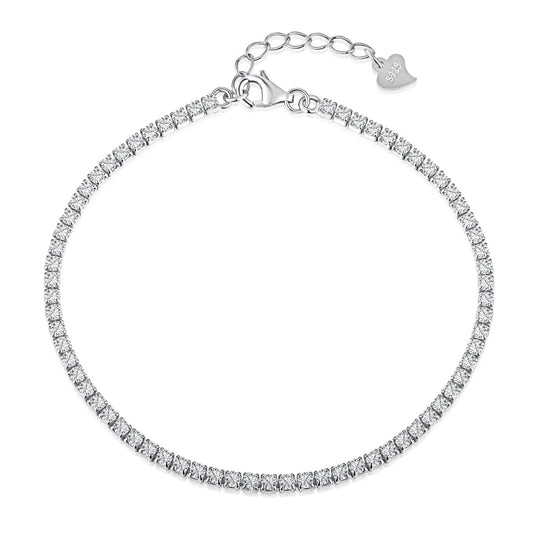 [Olivia JW]Radiant Shinning Princess Cut Tennis Bracelet