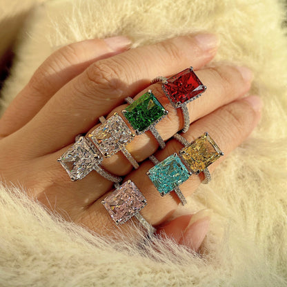 [Olivia JW]4.0 Carat Luxurious Engagement Ring