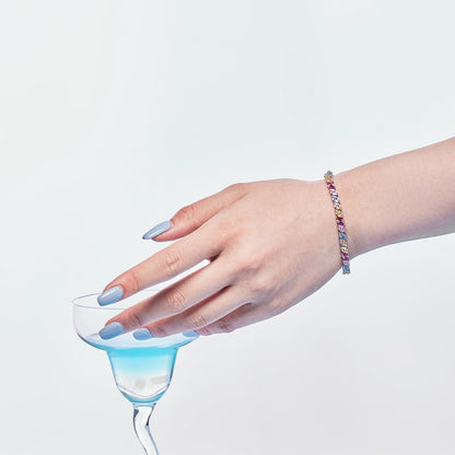 [Olivia JW]Ornate Sparkling Multi Cut Party Bracelet