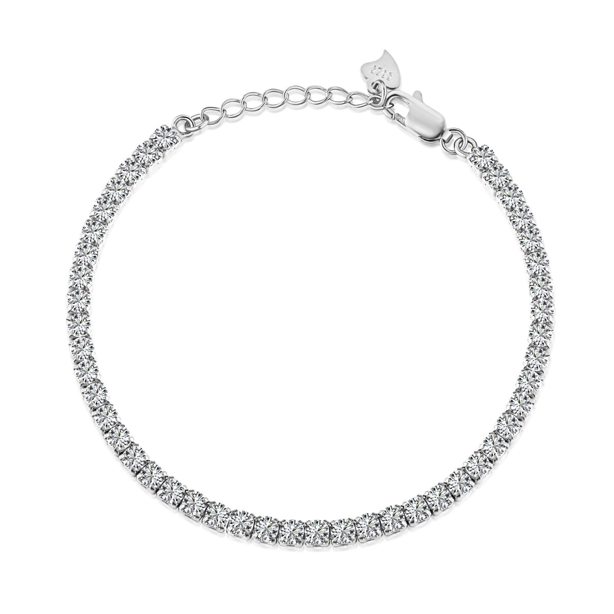 [Olivia JW]Sparkling Round Cut Daily Bracelet