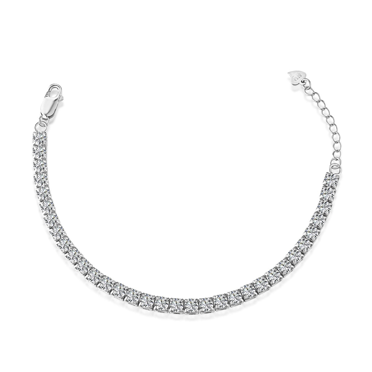 [Olivia JW]Sparkling Radiant Princess Cut Tennis Bracelet