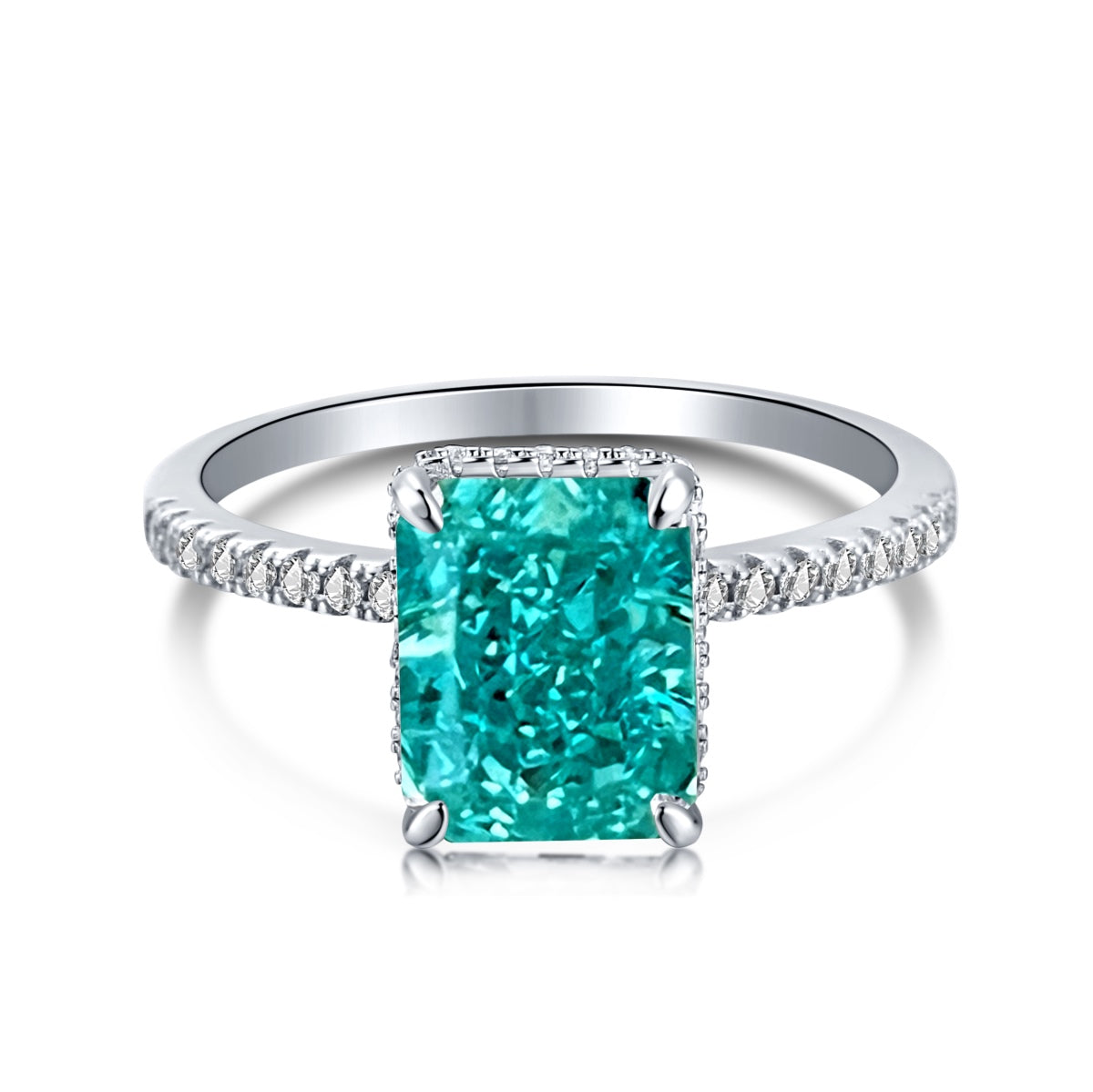 [Olivia JW]4.0 Carat Luxurious Engagement Ring