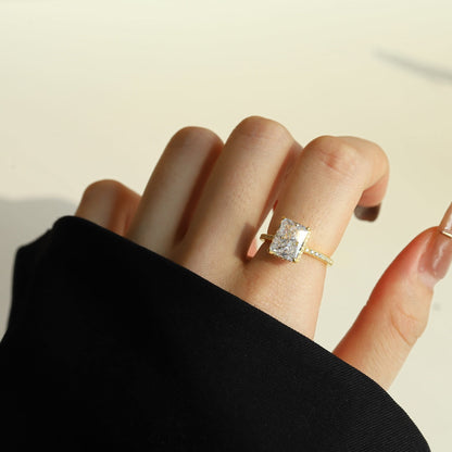 [Olivia JW]4.0 Carat Luxurious Engagement Ring