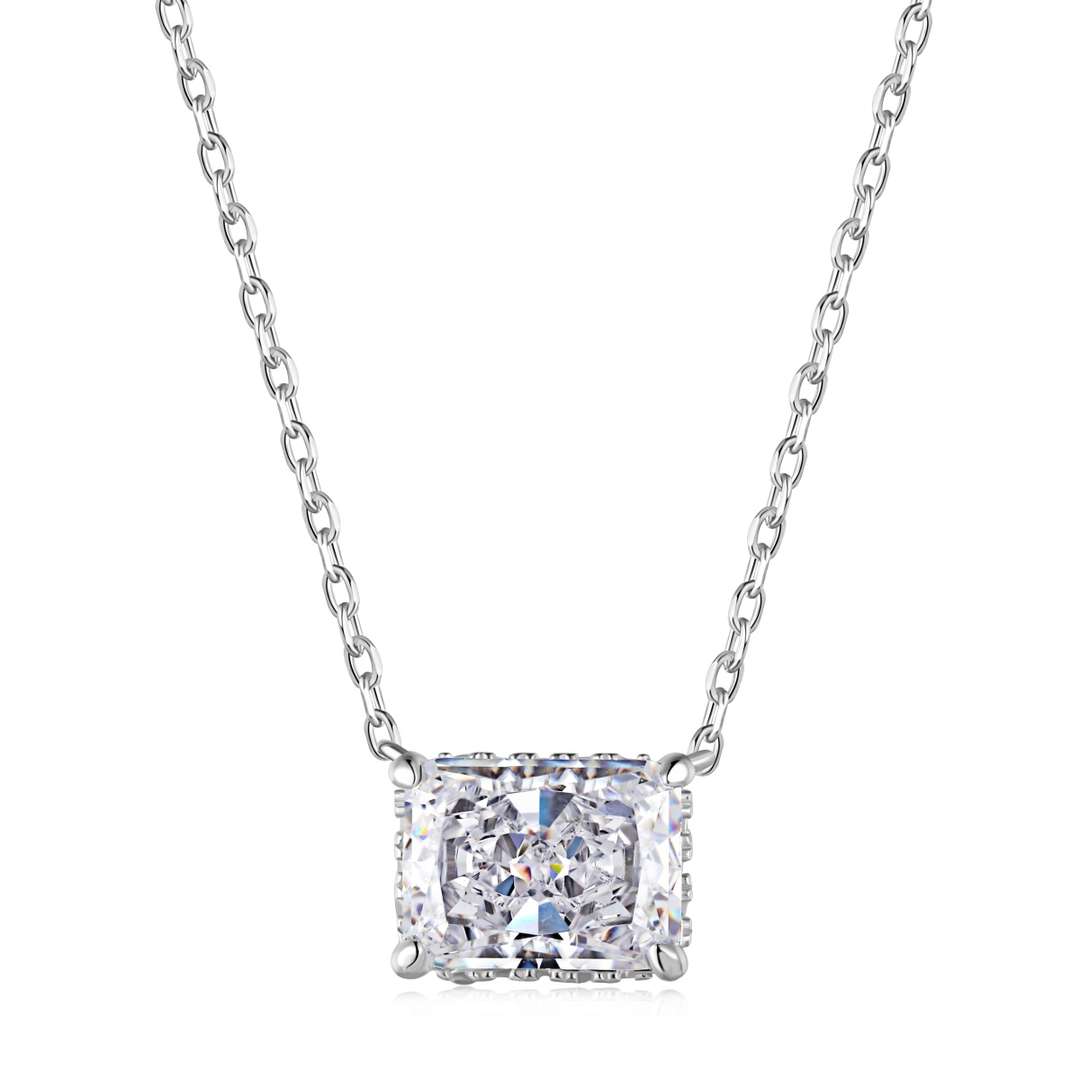 [Olivia JW]Luxurious Square Shape Colorful Necalack