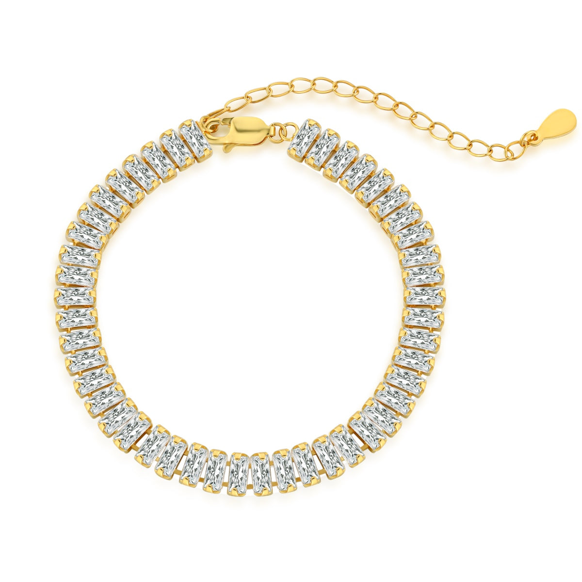 [Olivia JW]Exquisite Emerald Cut Daily Bracelet