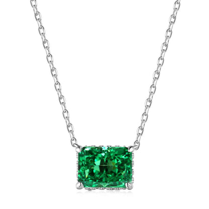 [Olivia JW]Luxurious Square Shape Colorful Necalack