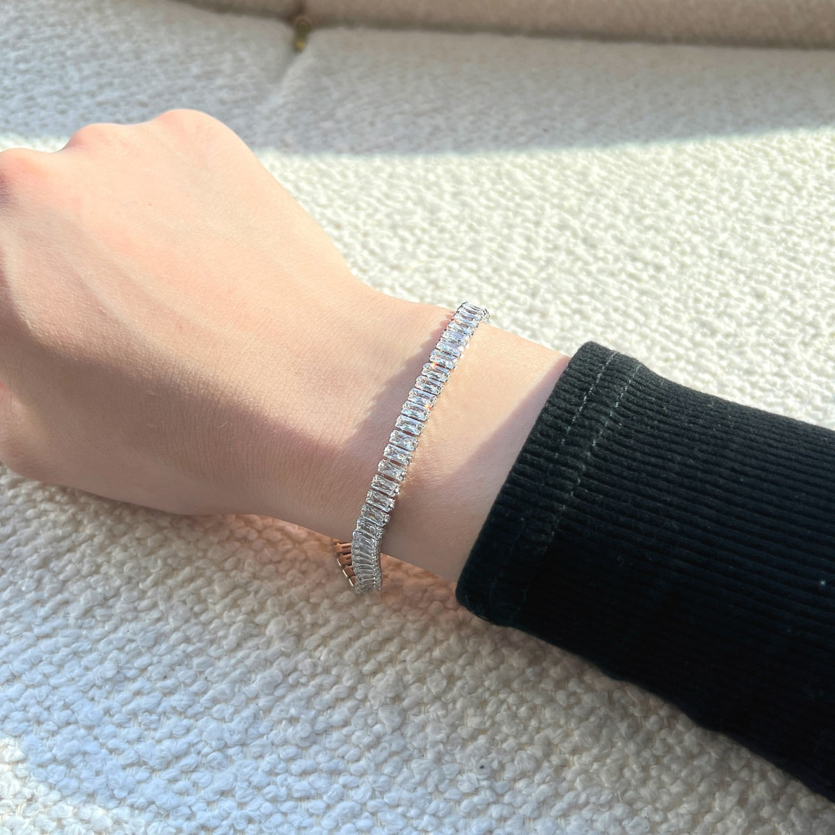 [Olivia JW]Exquisite Emerald Cut Daily Bracelet
