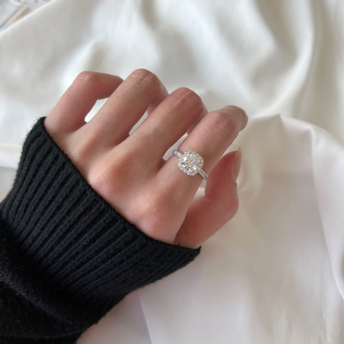 [Olivia JW]Dazzling Resplendent Round Cut Wedding Ring